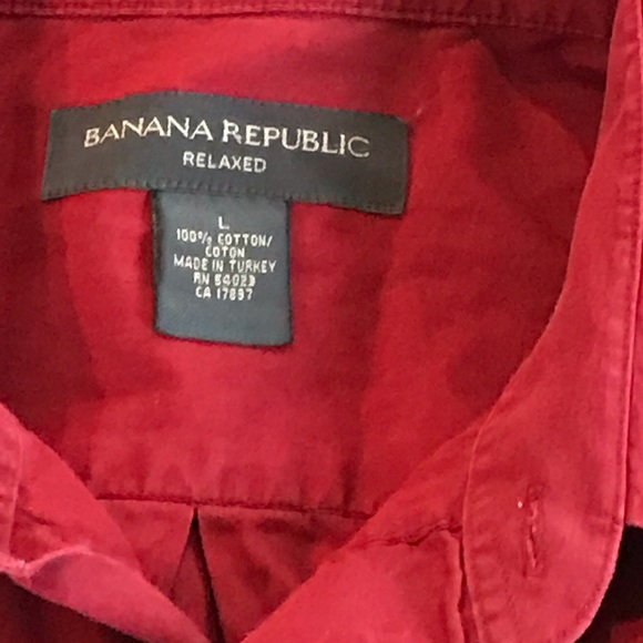 Banana republic long sleeve T-shirt button down - Picture 4 of 8